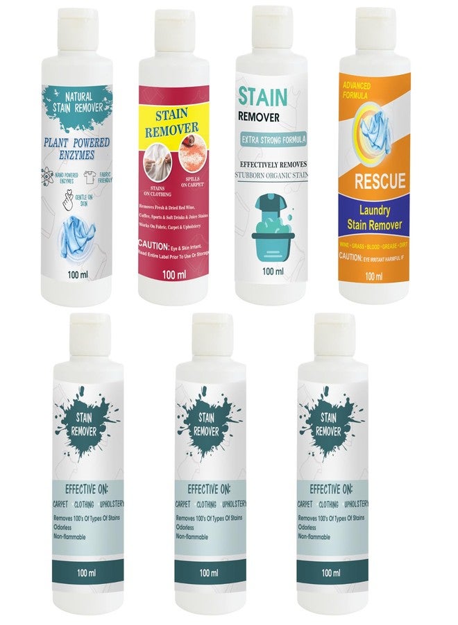 مجموعة مزيل البقع من توفوس: عبوة من قطعتين (قميص، أحمر، دمية، برتقالي، سماوي) ومزيل بقع سماوي | محلول تنظيف متعدد الأسطح للملابس والأقمشة والمفروشات (100 غرام لكل قطعة) - Image 1